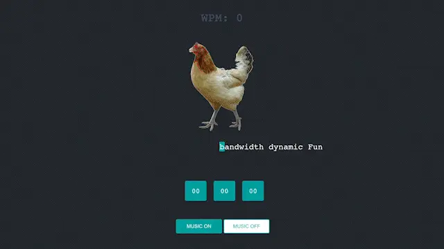 gif of interrupting chicken typing game