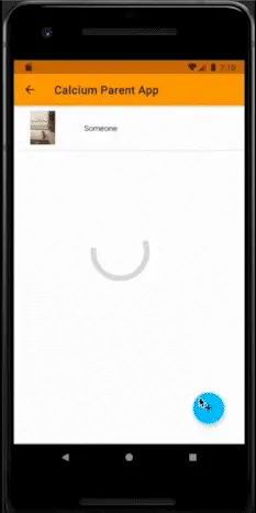 gif of parent app's add child feature